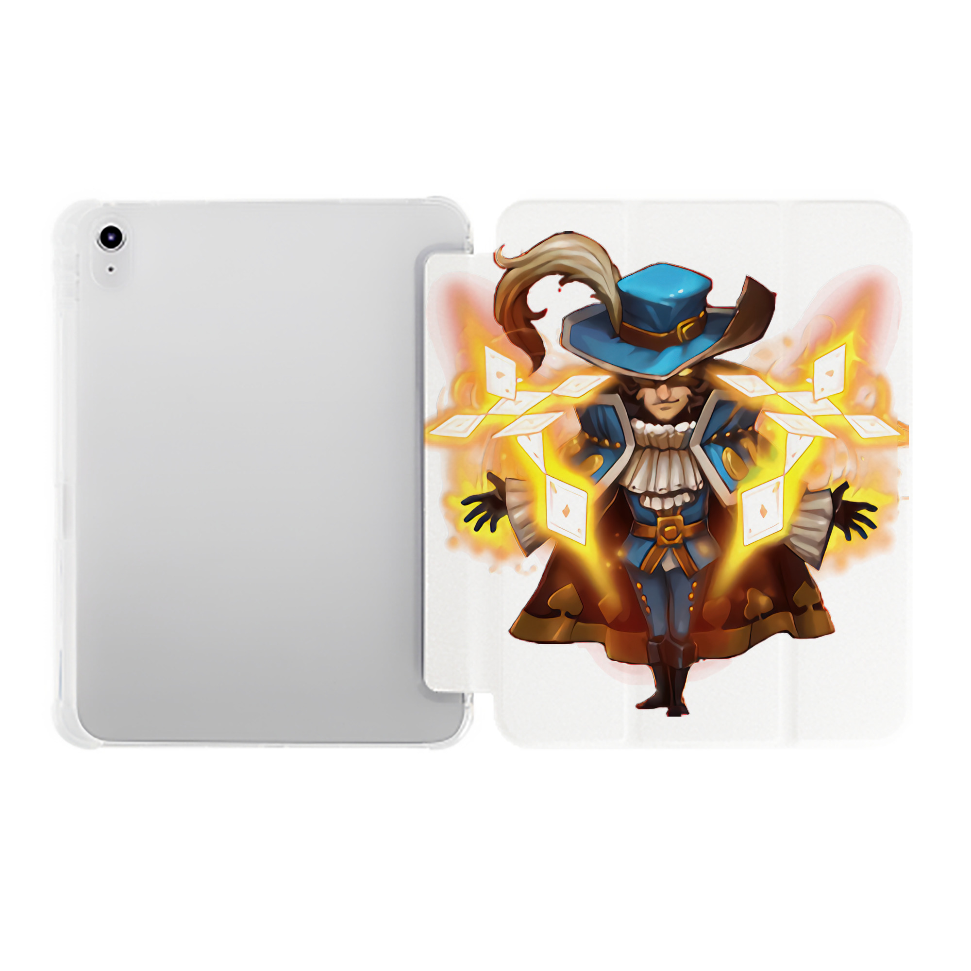 （画像用） リーグ・オブ・レジェンド League of Legends LOL IPad ケース ペン収納付き 三つ折りスタンド PUレザー×シリコン 対応機種9.5/10.5/10.9インチ